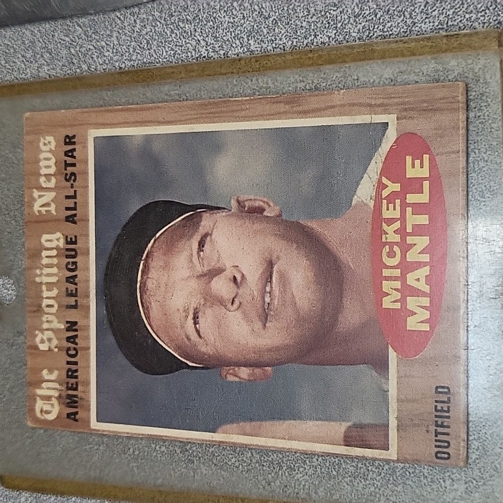 1962 mickey mantle baseball card